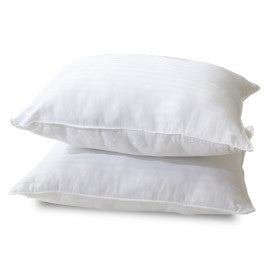 Quiet Sleep Gel Fiber Pillow, Standard (2 Pack)