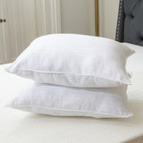 Quiet Sleep Gel Fiber Pillow, Standard (2 Pack)