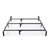 Hercules Compact Heavy-Duty Metal Bed Frame | Adjustable Width Fits Twin, Full, and Queen Mattresses